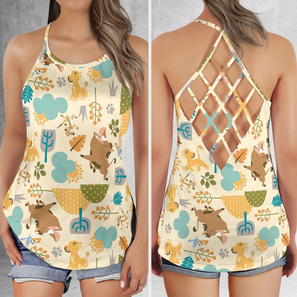 Criss Cross Tank Top - C48X7LGZ -  - 1