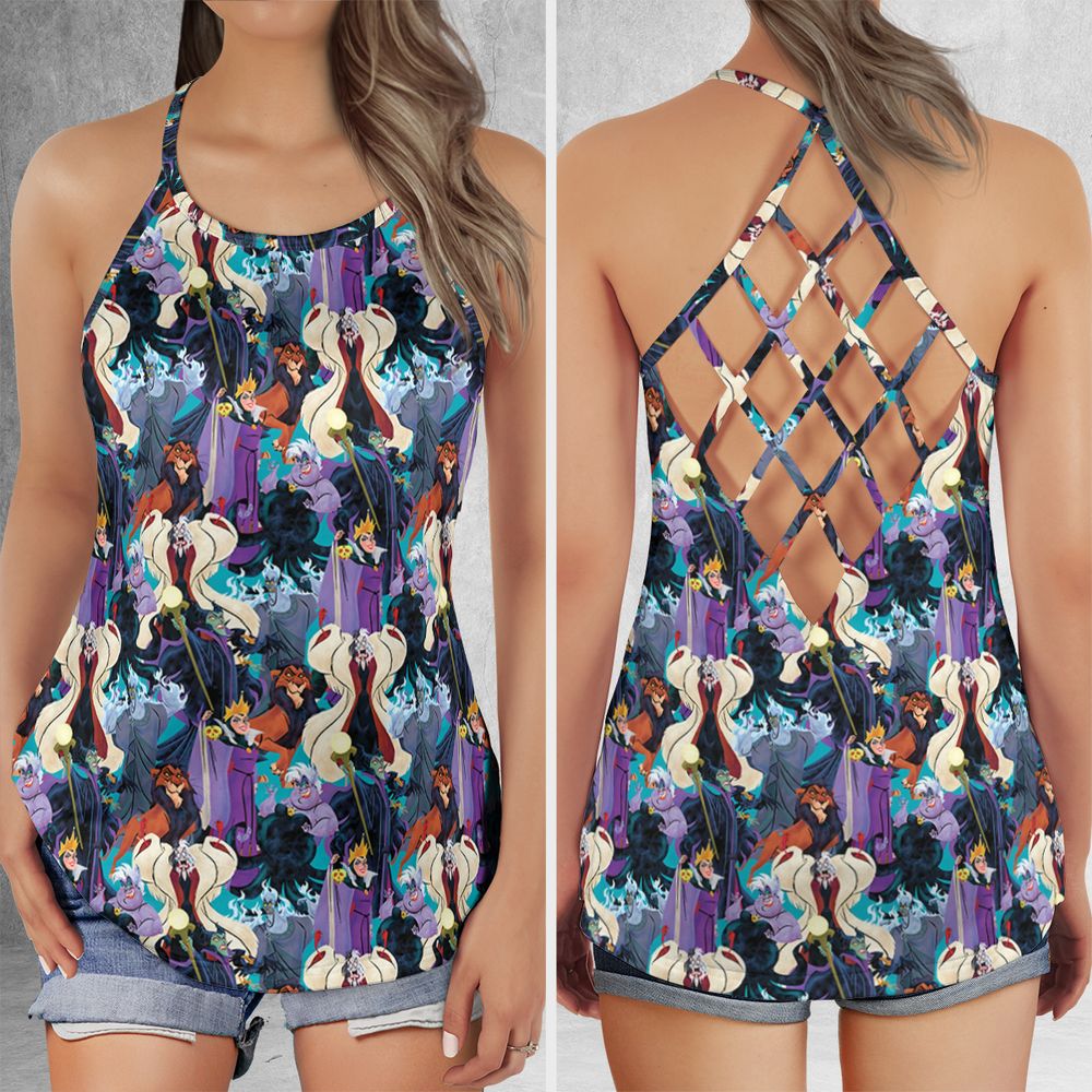Criss Cross Tank Top - MXAHBJG1 -  - 1