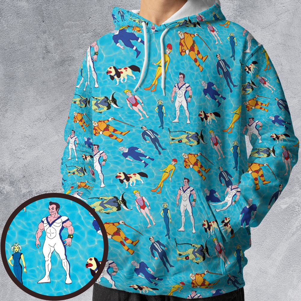 All-over Print Hoodie - YPZG7LGE -  - 1