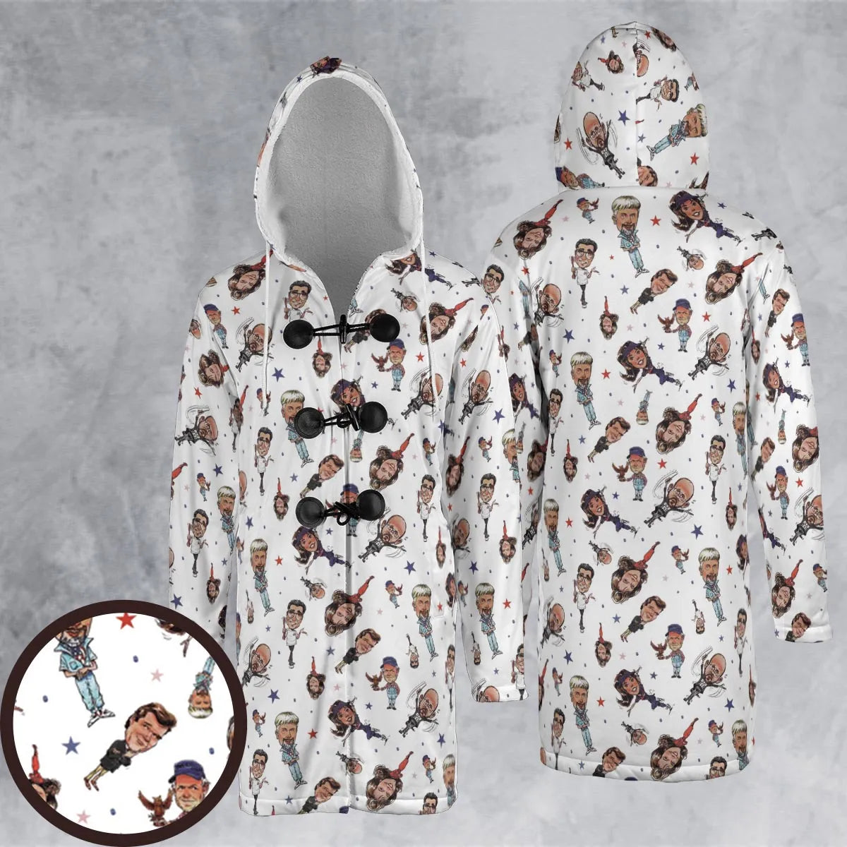 Hooded Cloak Coat - C6Z1JBBC