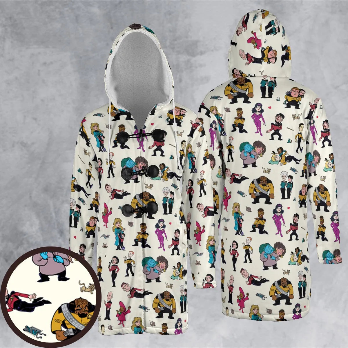 Hooded Cloak Coat - GTBSZ5KR
