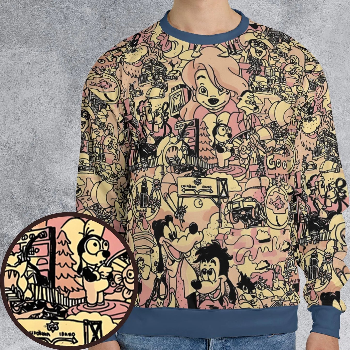 All-over Print Sweatshirt - 72H175ZR