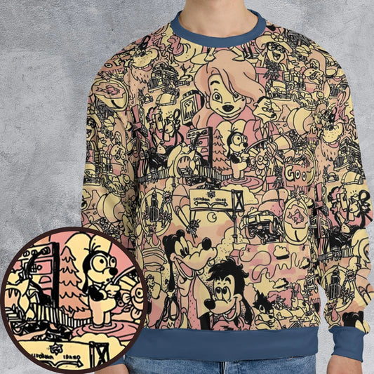 All-over Print Sweatshirt - 72H175ZR