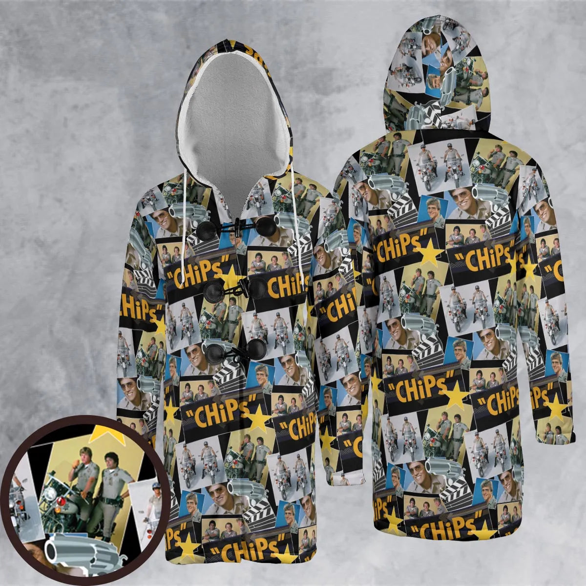 Hooded Cloak Coat - 22ZP1F5A