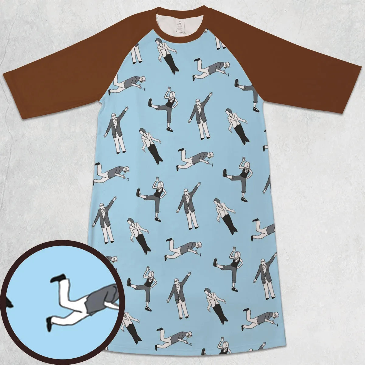 3/4 Sleeve Raglan Dress - GD1WBRDX