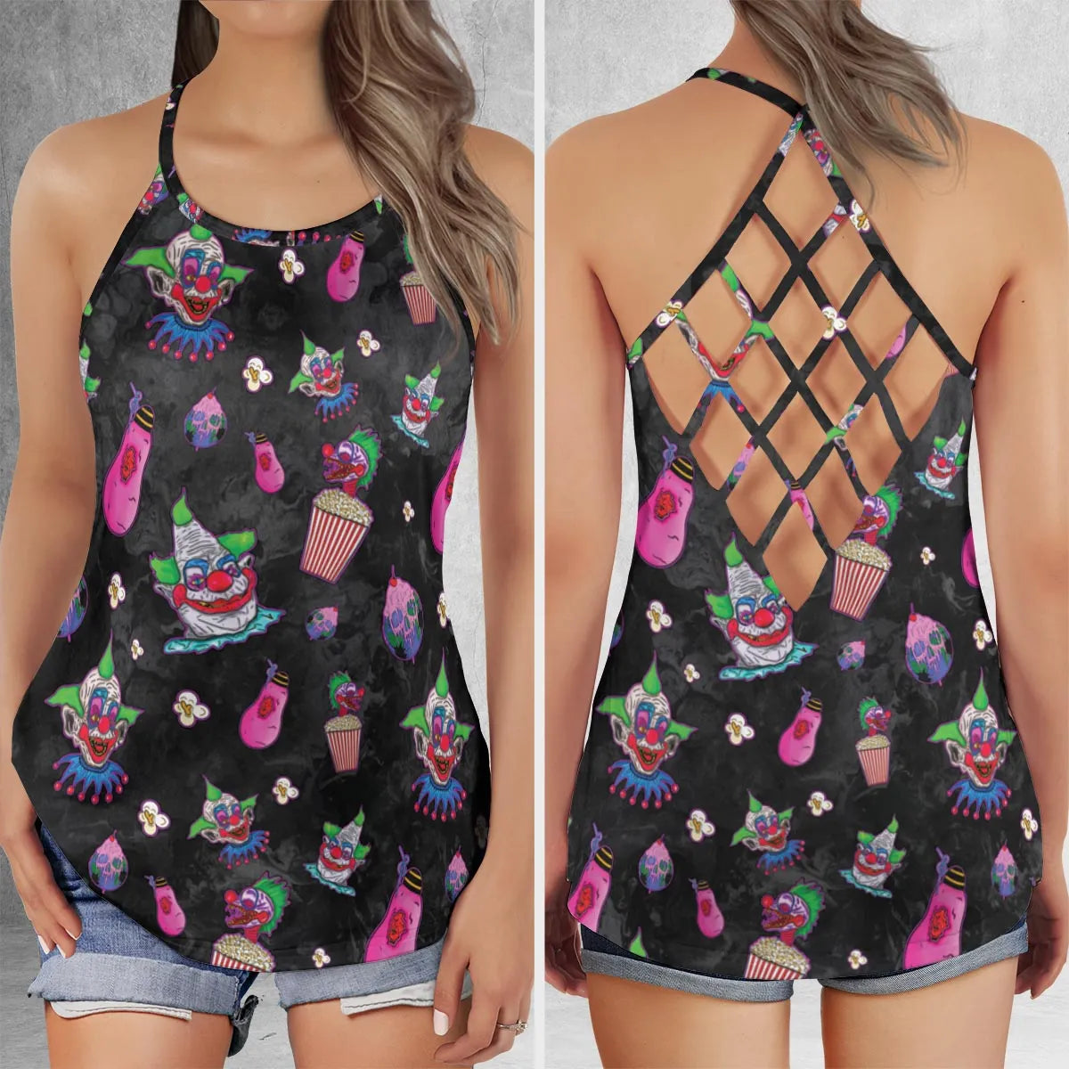 Criss Cross Tank Top - RBPXWX75