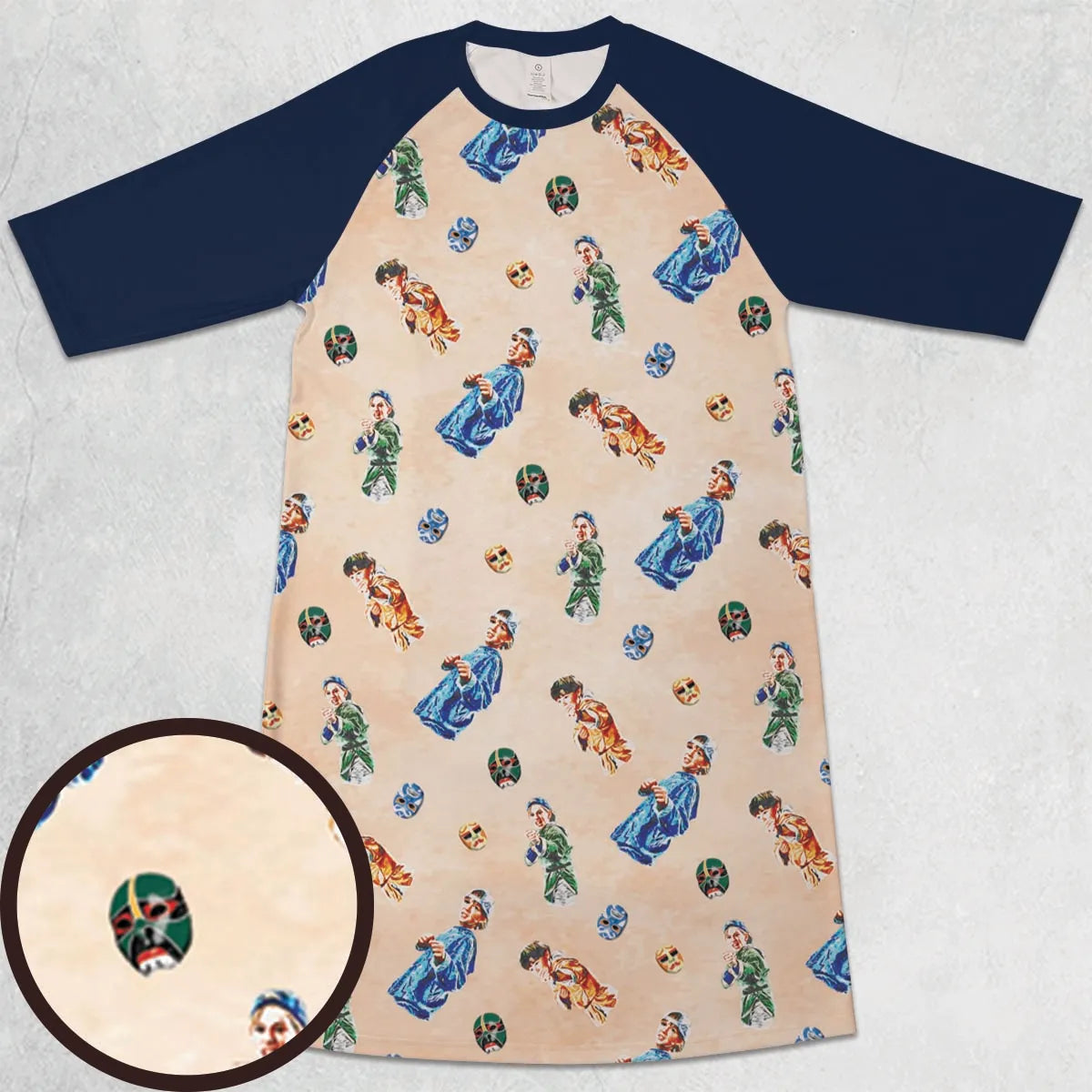 3/4 Sleeve Raglan Dress - PGPAGUG1