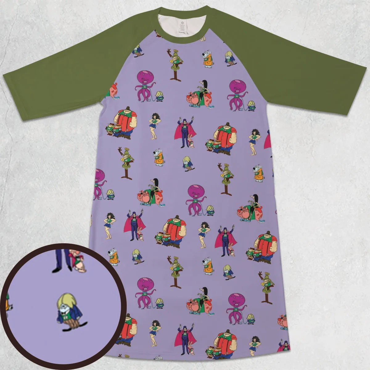 3/4 Sleeve Raglan Dress - KNC99GZV
