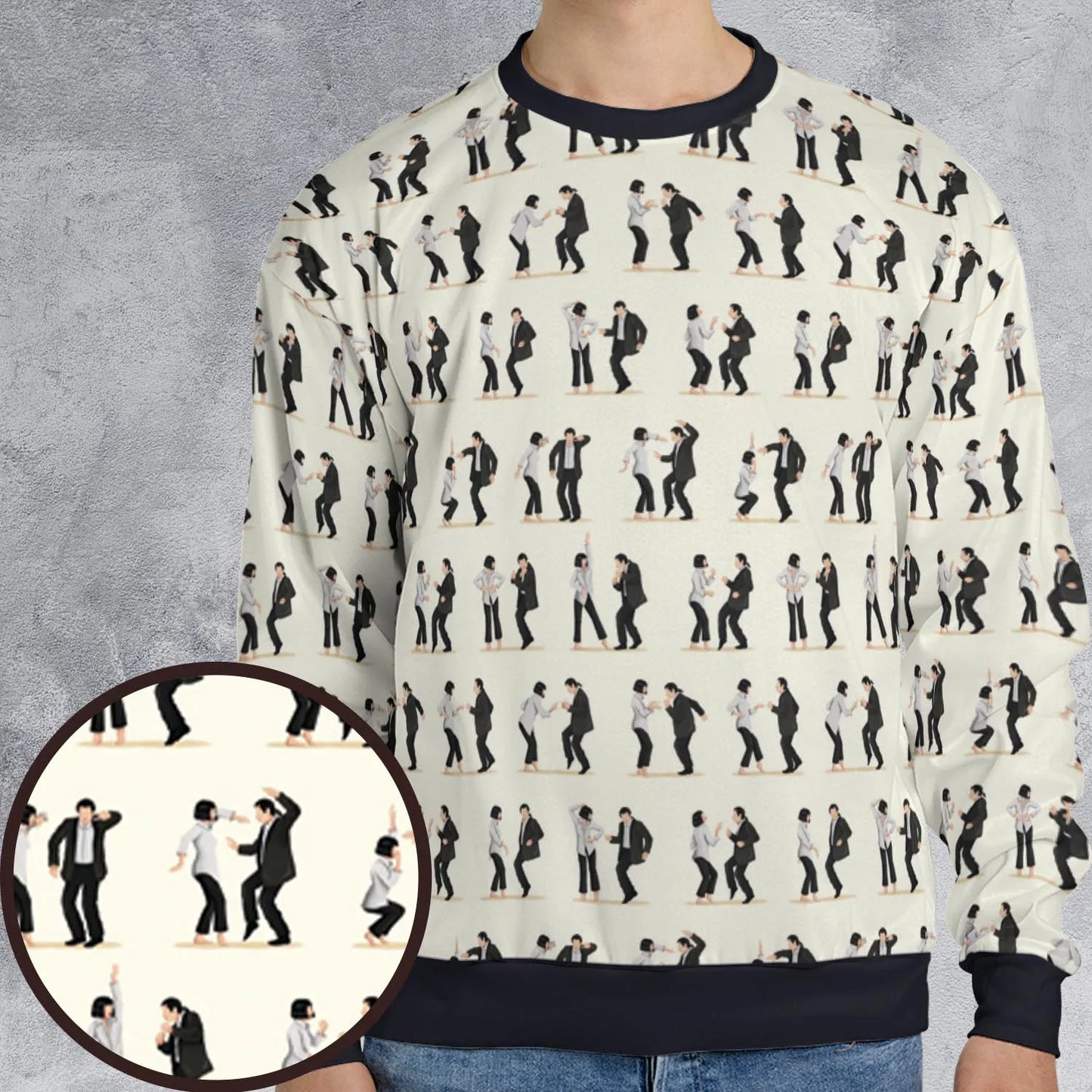 All-over Print Sweatshirt - B6MXB5PE