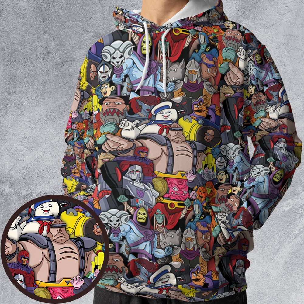 All-over Print Hoodie - CTY484E1 -  - 1