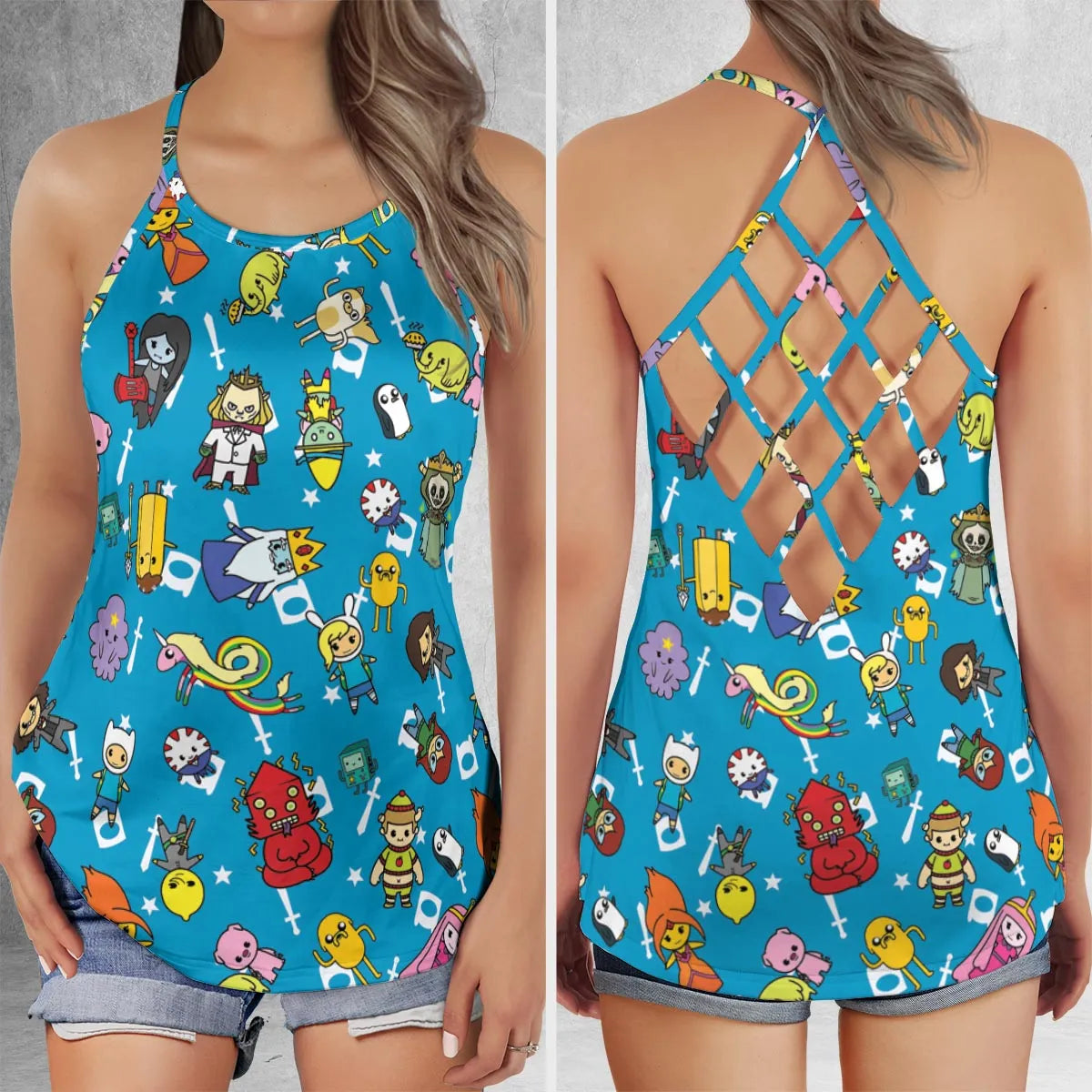 Criss Cross Tank Top - 4TQ4E795