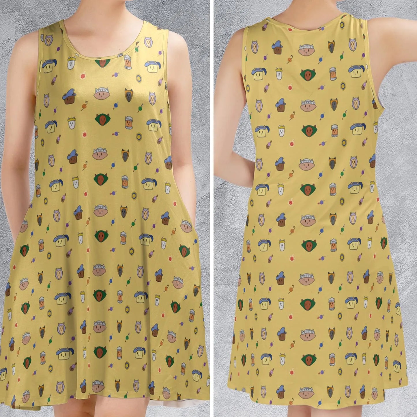 Sleeveless Dress - H35F5NJ2