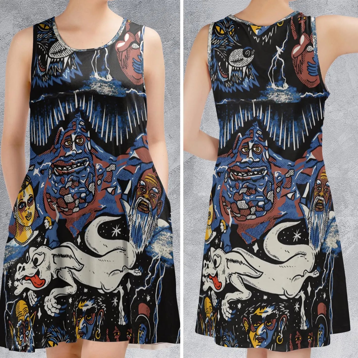 Sleeveless Dress - FJLF6Y56