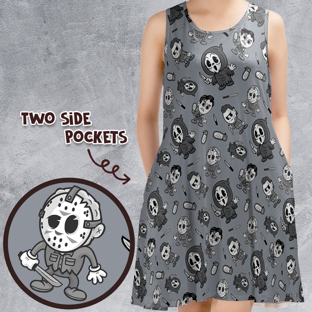 Sleeveless Dress - AXNM9HUY -  - 1