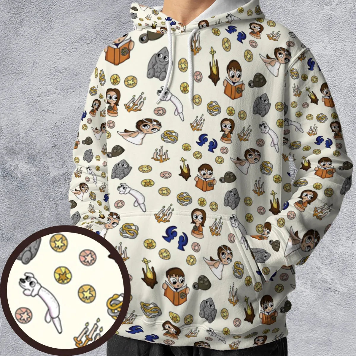 All-over Print Hoodie - D8QGXWF7