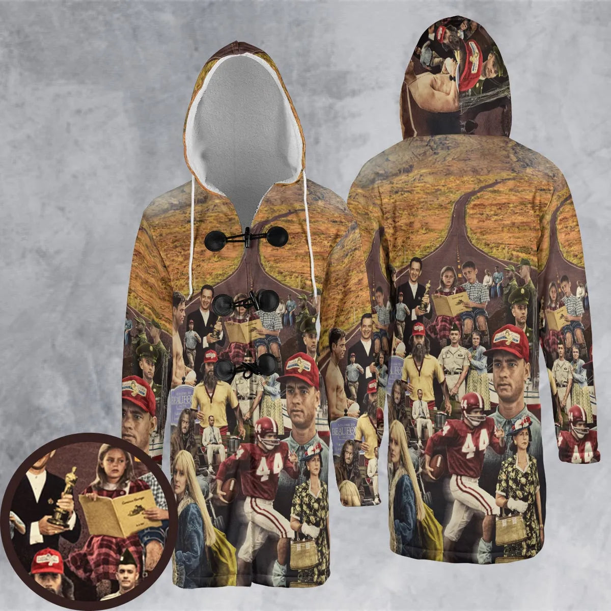 Hooded Cloak Coat - F6M93QGD