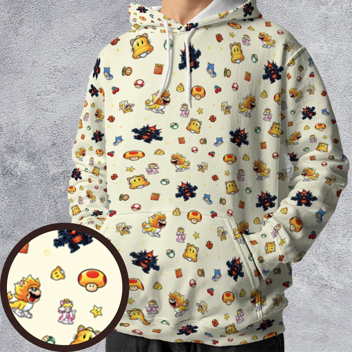 All-over Print Hoodie - V5TUQUY4