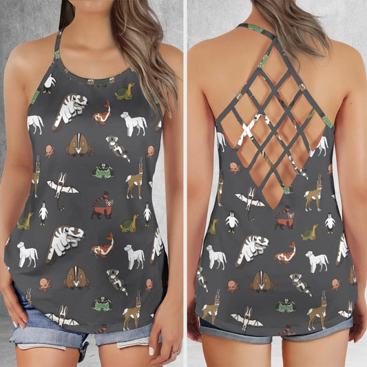 Criss Cross Tank Top - GSBXX7MB