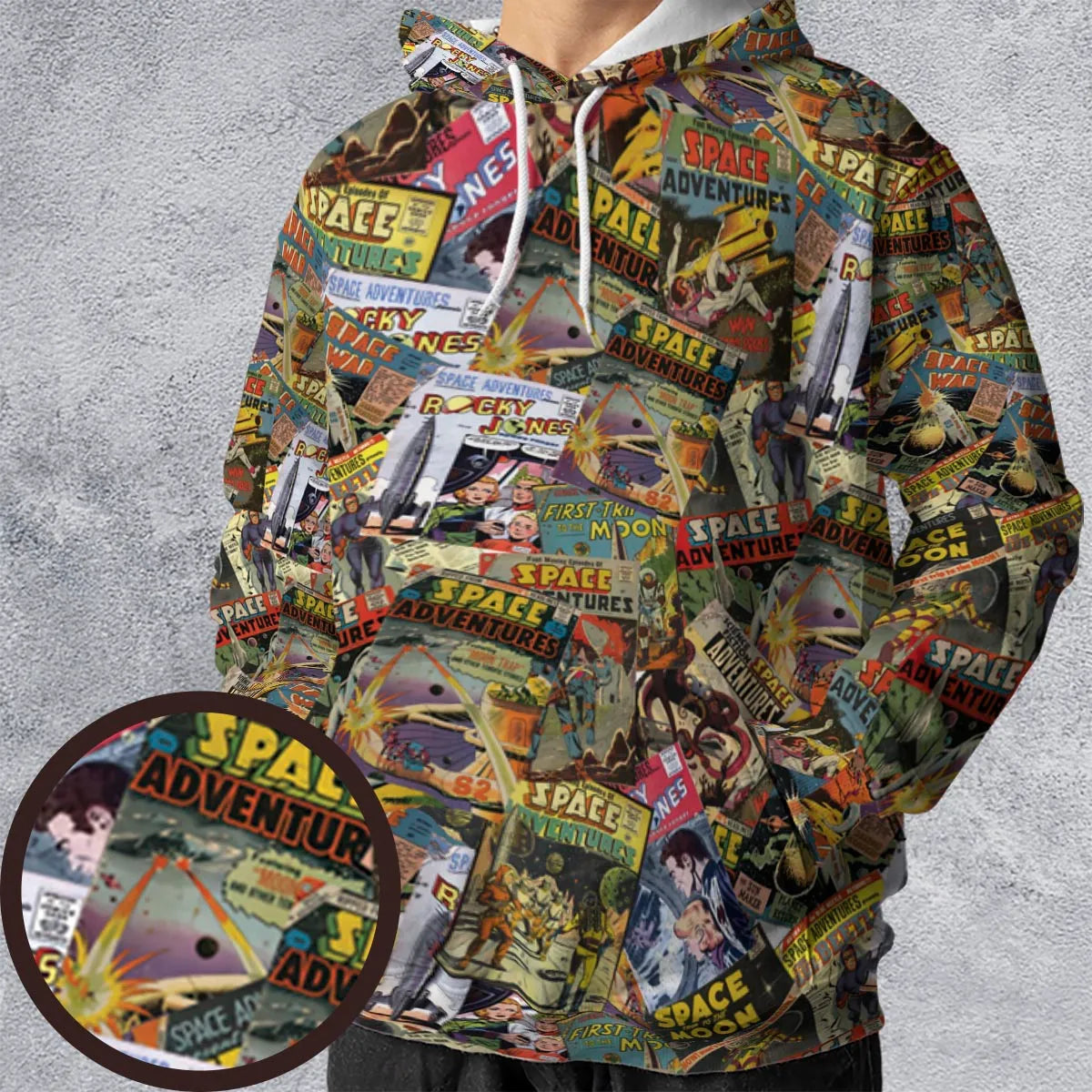 All-over Print Hoodie - MHN1ZXA4