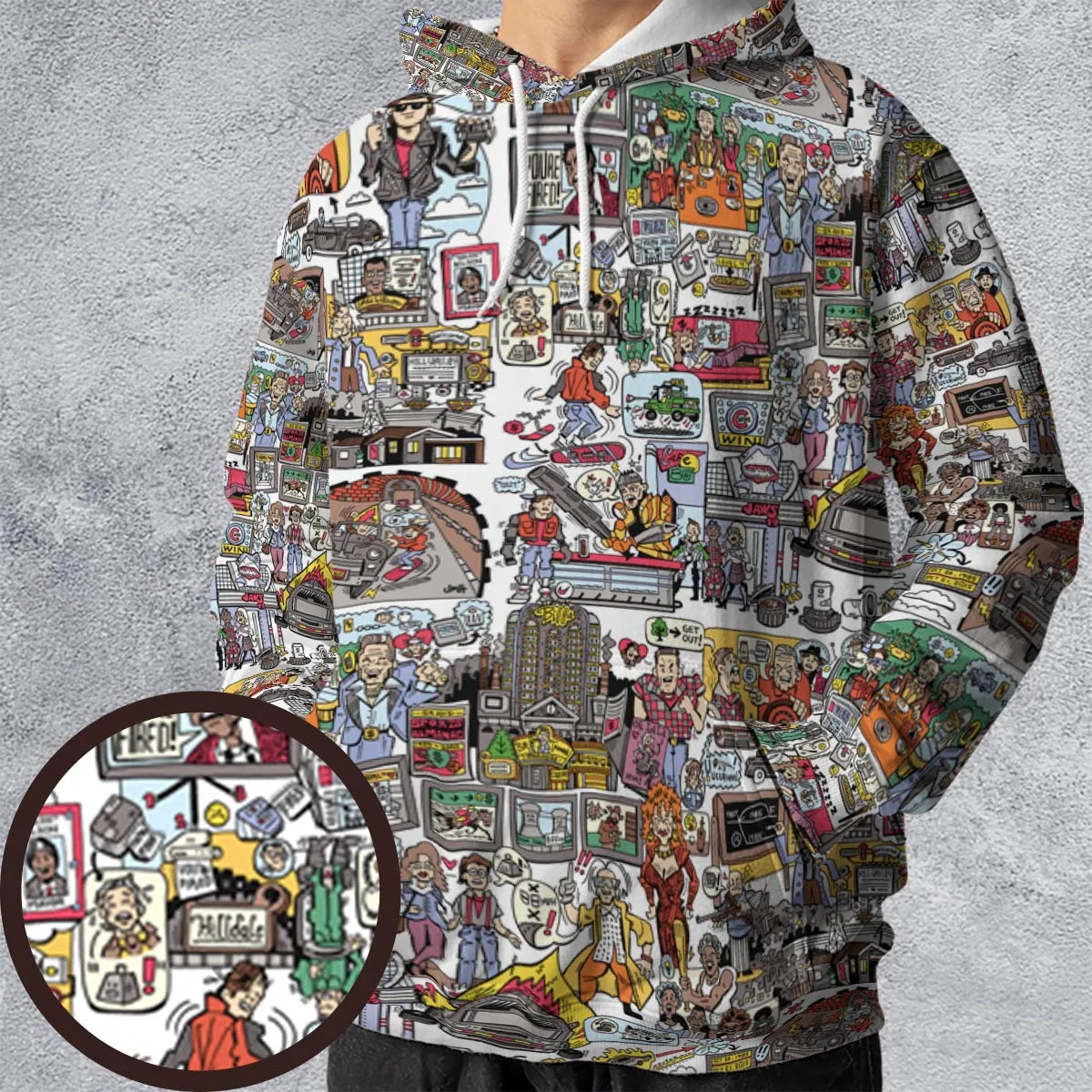 All-over Print Hoodie - 6BL13FV6