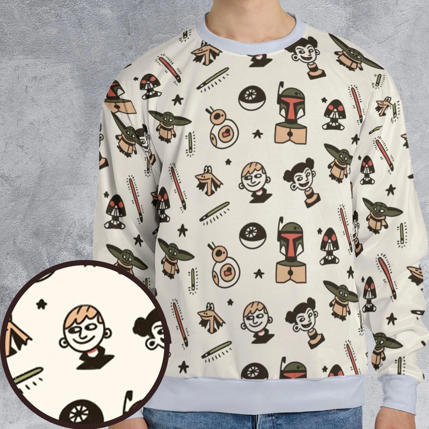All-over Print Sweatshirt - ZKBMPMJU