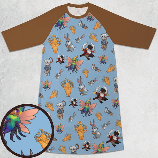 3/4 Sleeve Raglan Dress - N7Q9GYVN