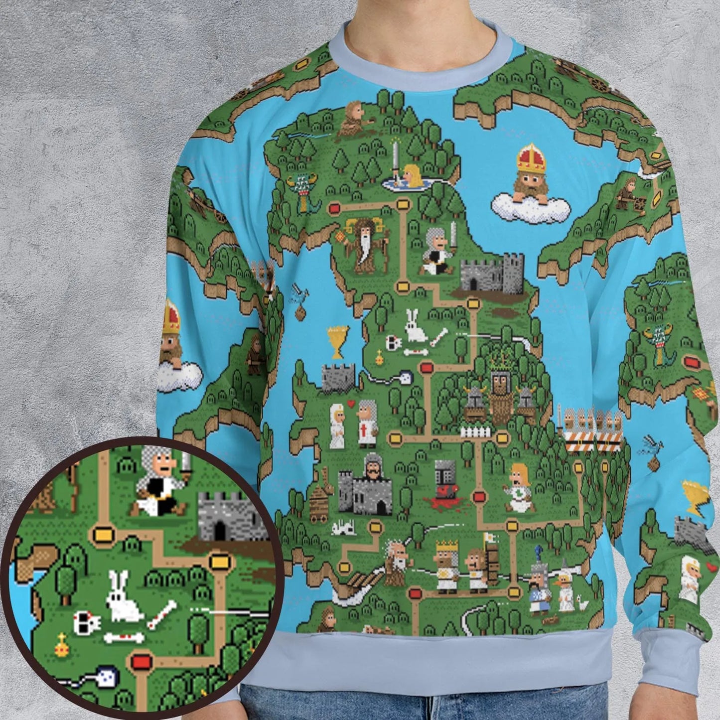All-over Print Sweatshirt - KW7WYQAS