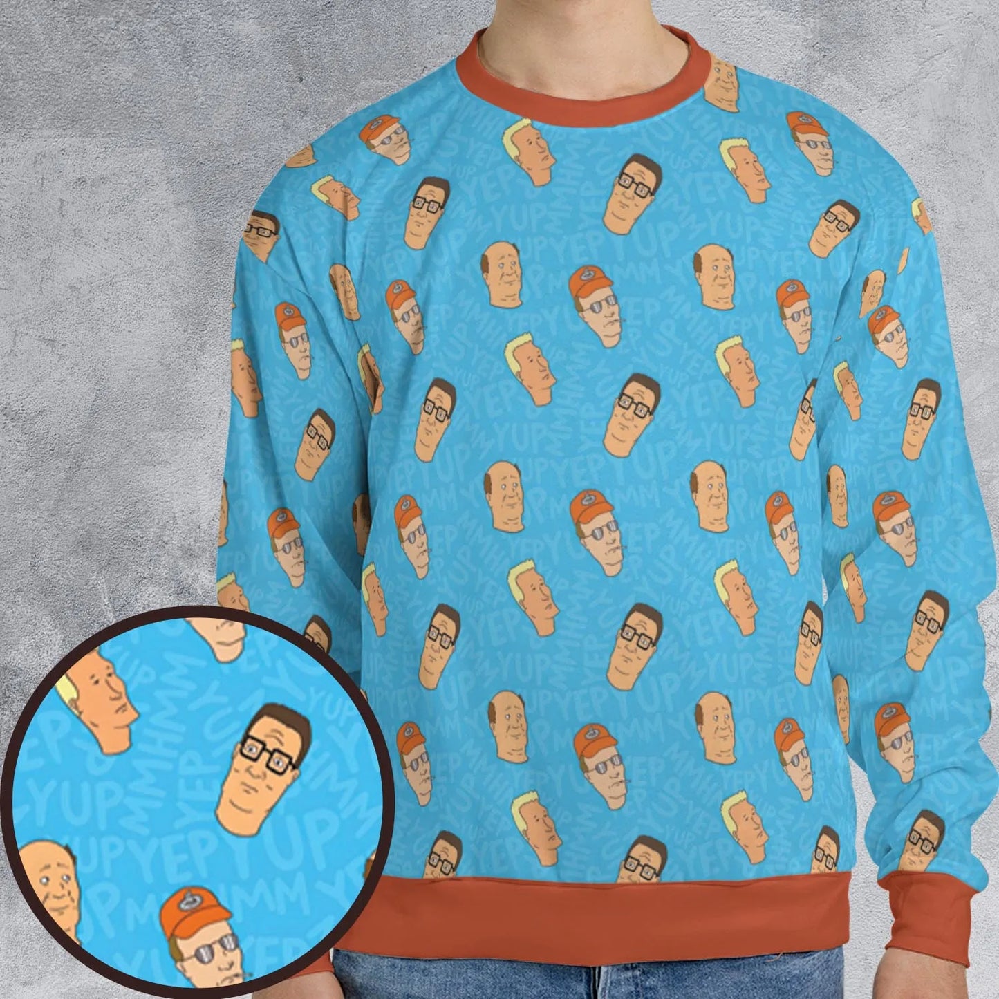 All-over Print Sweatshirt - 3WDB7GRJ