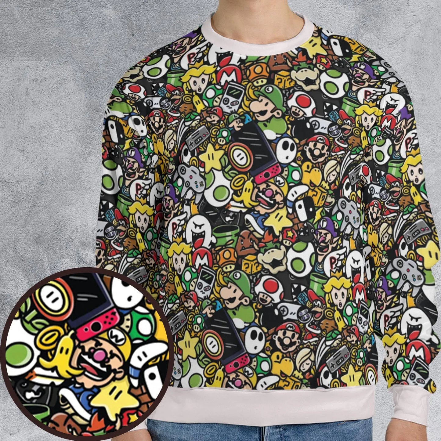 All-over Print Sweatshirt - 6ZSJJD8T