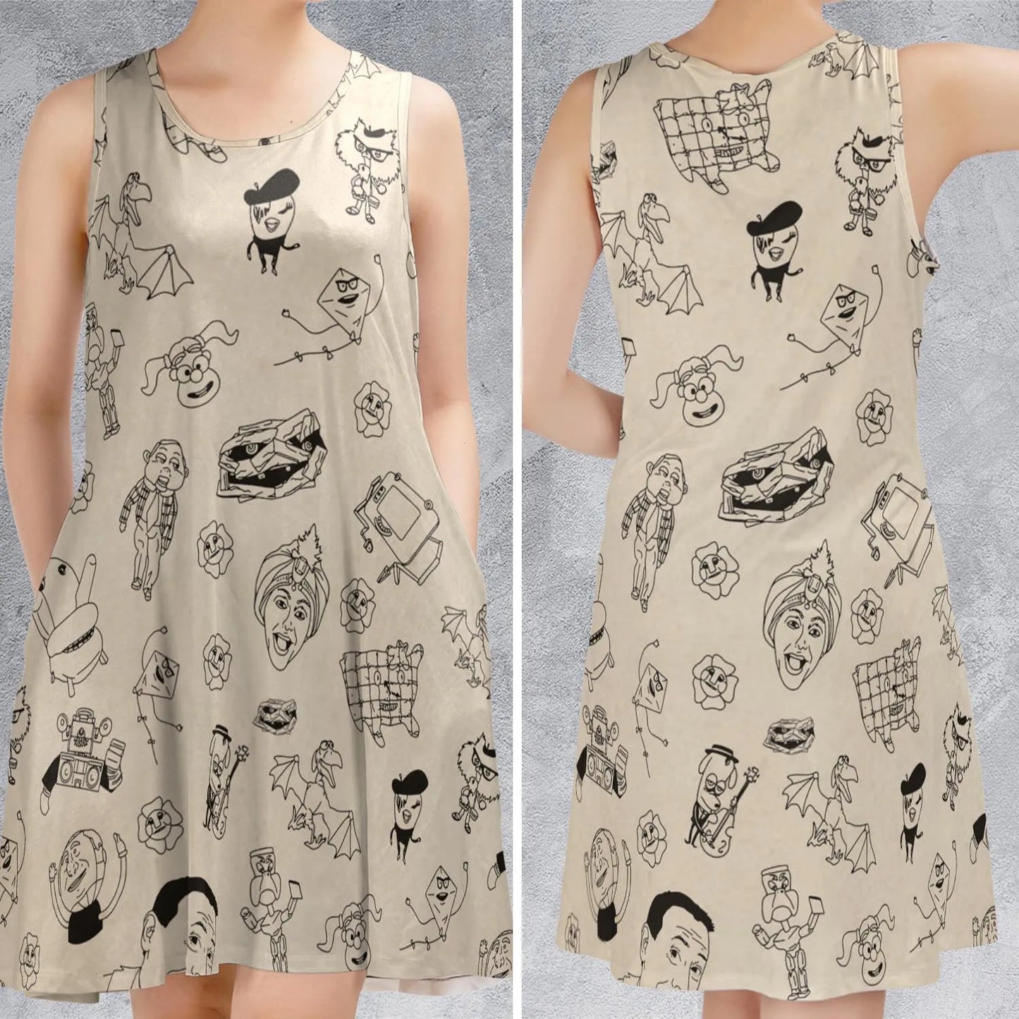 Sleeveless Dress - 7CG1WHXQ