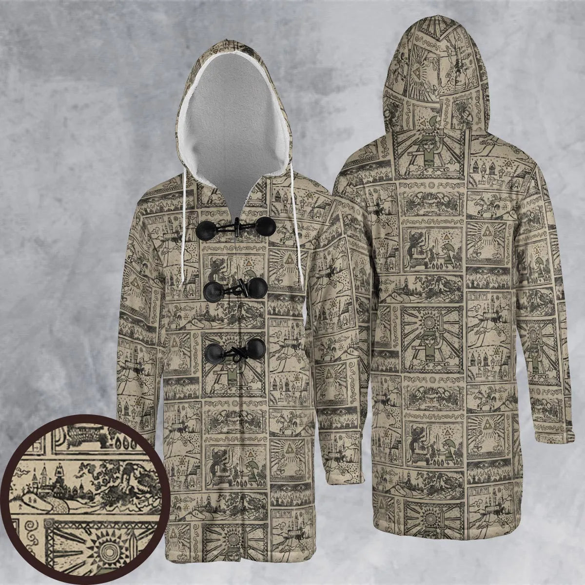 Hooded Cloak Coat - CV8Z5LKS