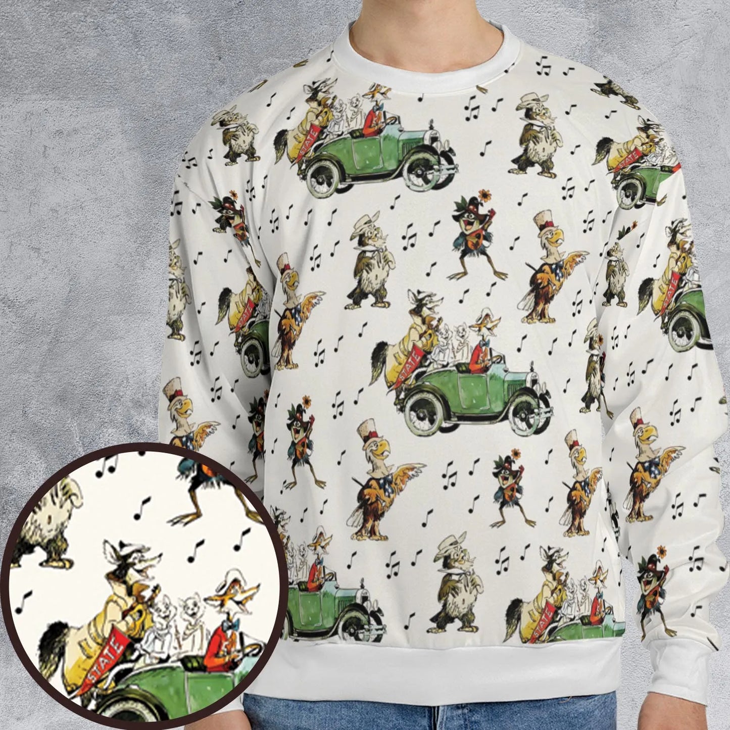 All-over Print Sweatshirt - MCX9CTZH