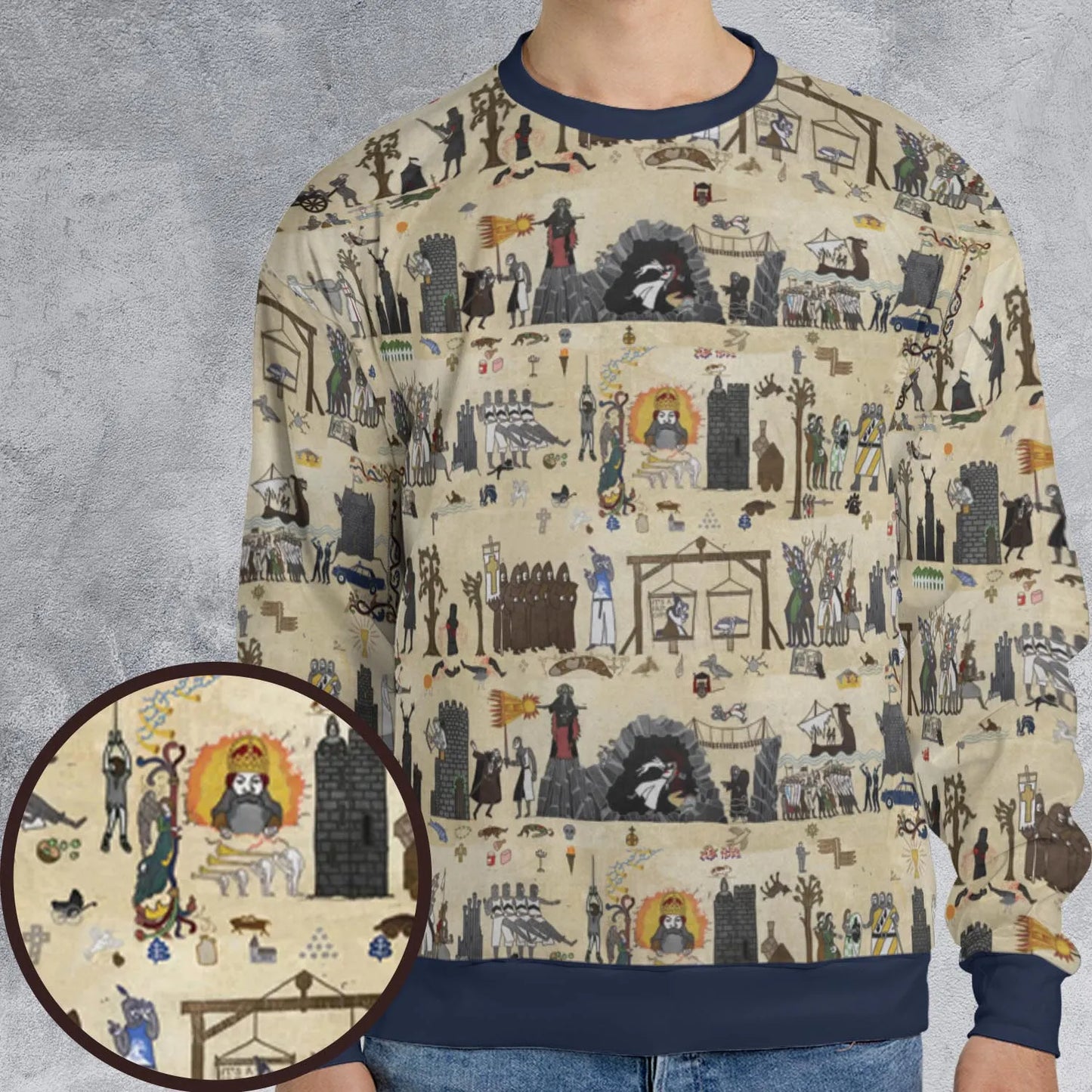 All-over Print Sweatshirt - T3N5YZAK
