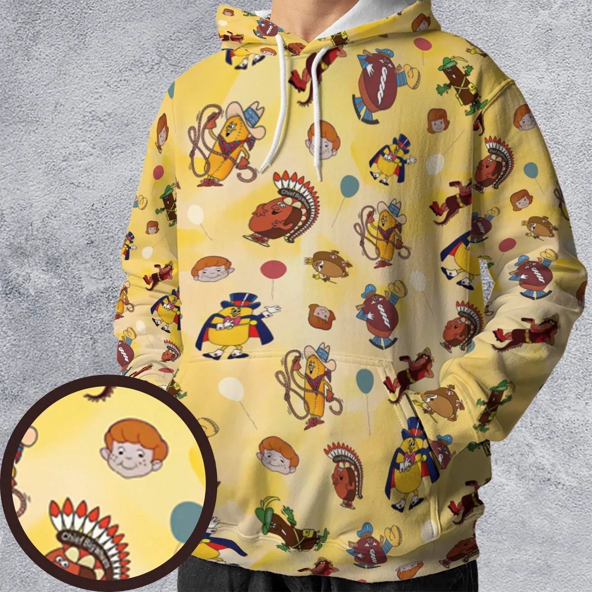 All-over Print Hoodie - AU6DLW2K