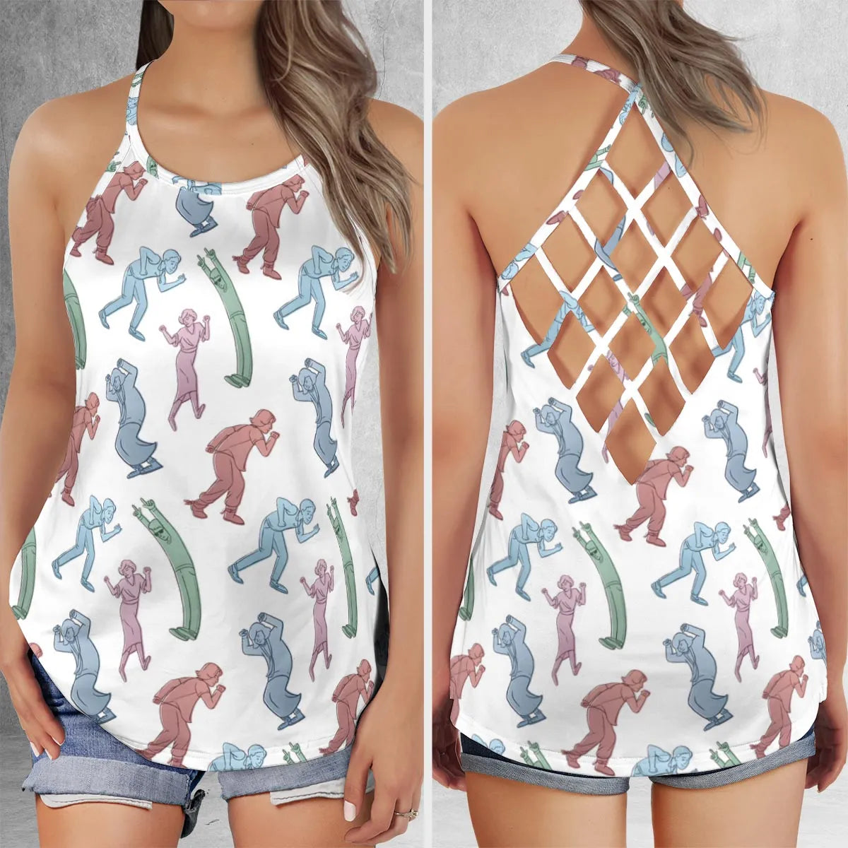 Criss Cross Tank Top - LJG5ENNJ