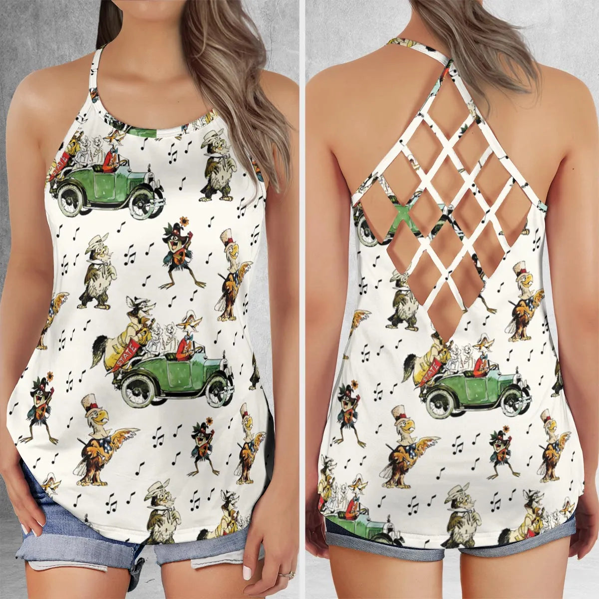 Criss Cross Tank Top - S6VNKKKA