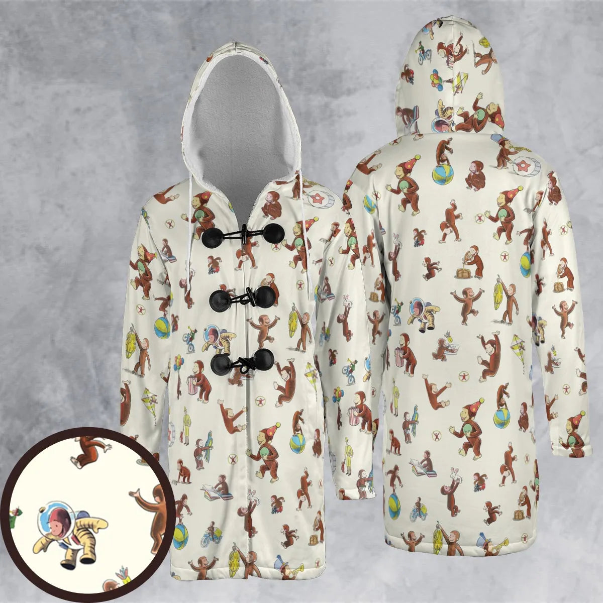 Hooded Cloak Coat - 9M2UDAZK