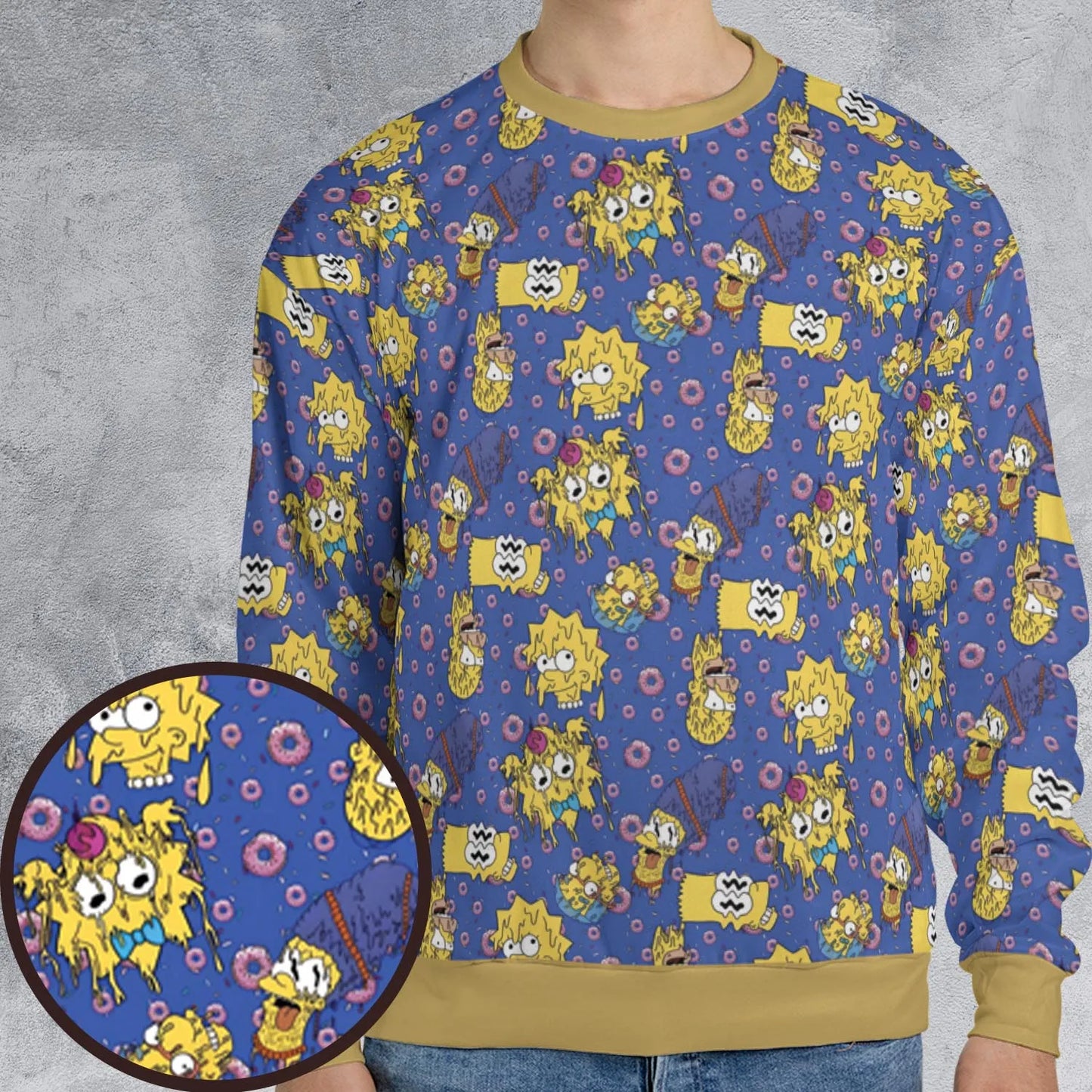 All-over Print Sweatshirt - 8X89YE8D