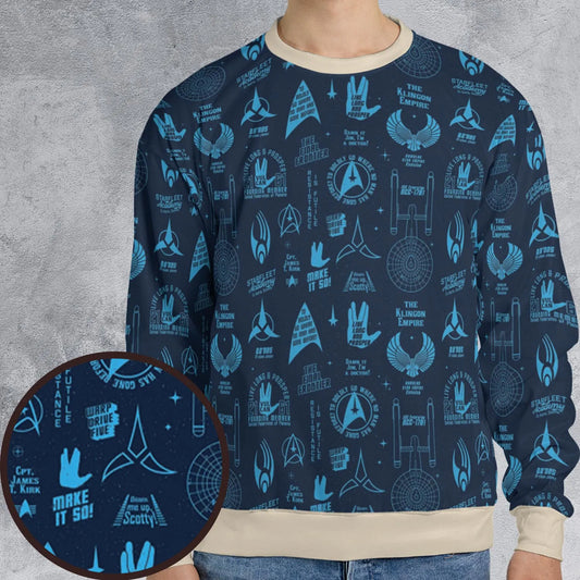 All-over Print Sweatshirt - WRGQV4SF