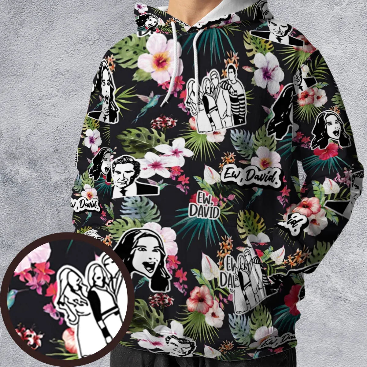 All-over Print Hoodie - D62J68X7