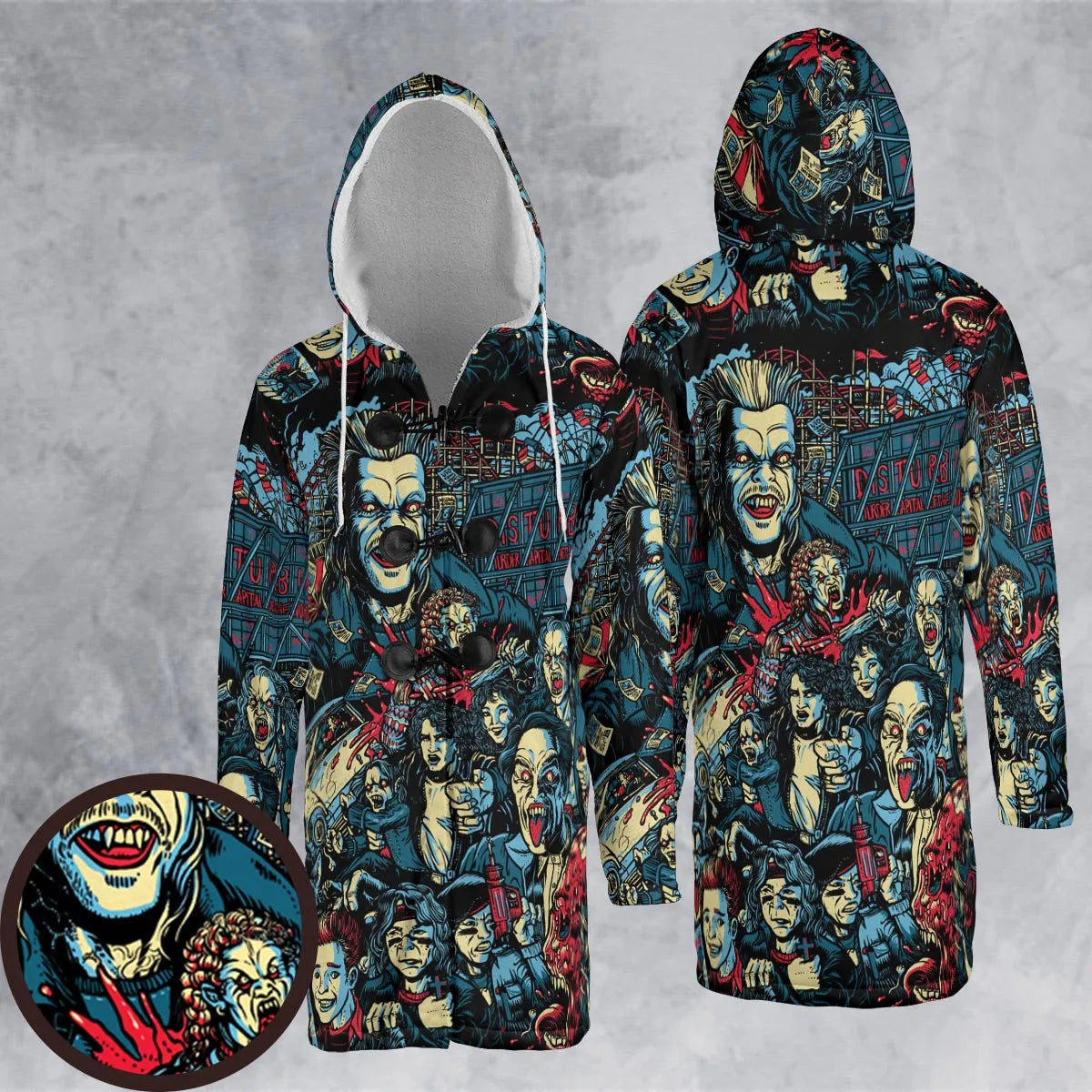 Hooded Cloak Coat - NCSF8ZV9