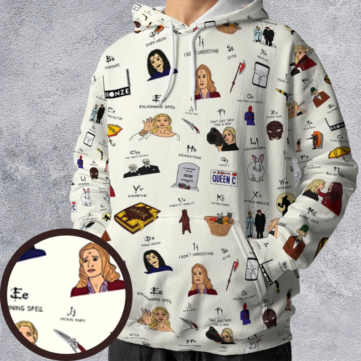 All-over Print Hoodie - 26L677HQ