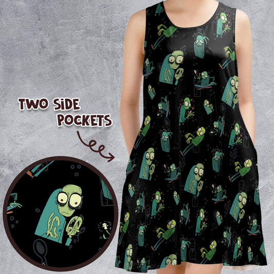 Sleeveless Dress - 2H32ATTU -  - 1