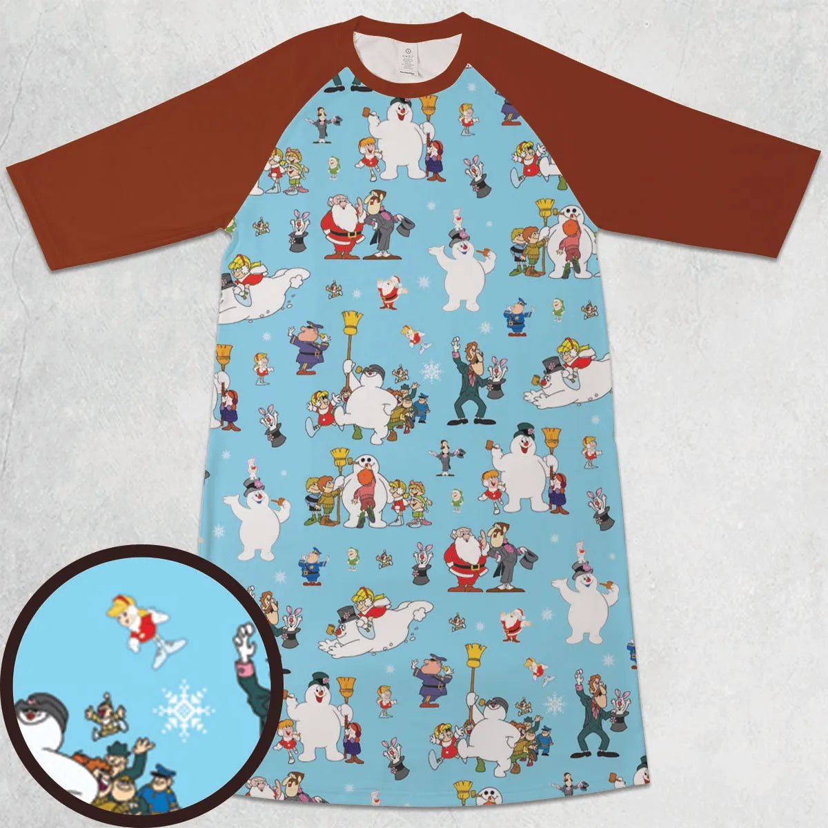 3/4 Sleeve Raglan Dress - 1BC5CCWX