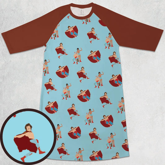 3/4 Sleeve Raglan Dress - 2KJP9VFF