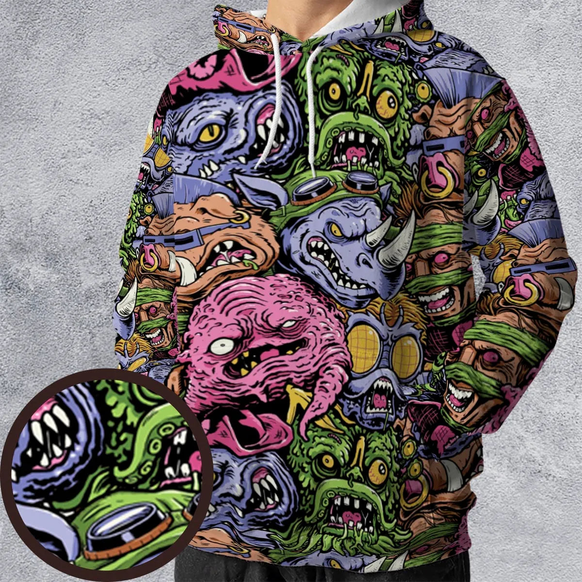 All-over Print Hoodie - NGEFPK7M