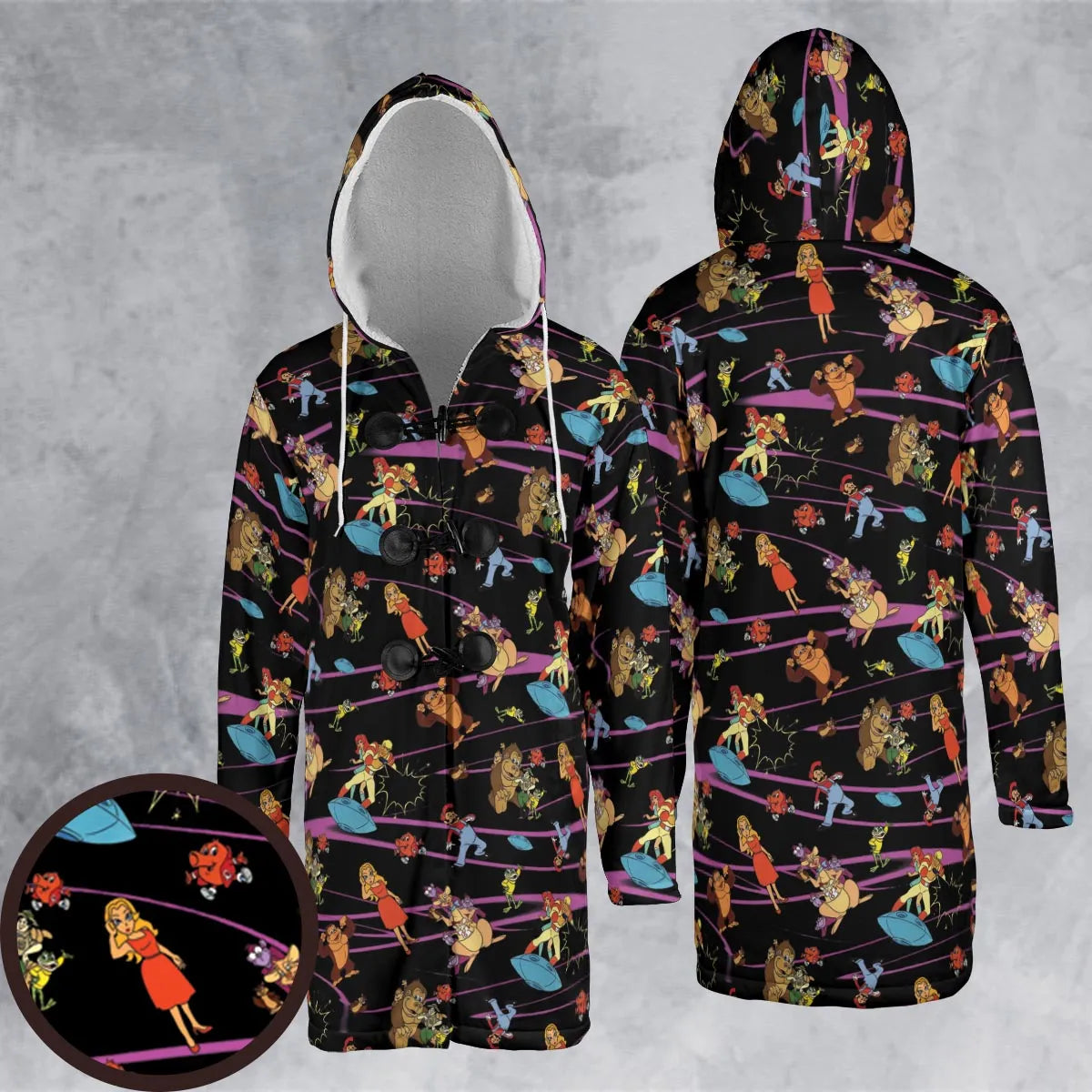 Hooded Cloak Coat - J7CPJ6G4
