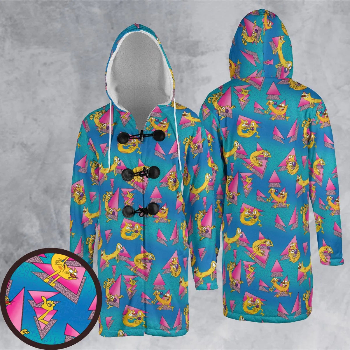 Hooded Cloak Coat - TK8RTRVZ
