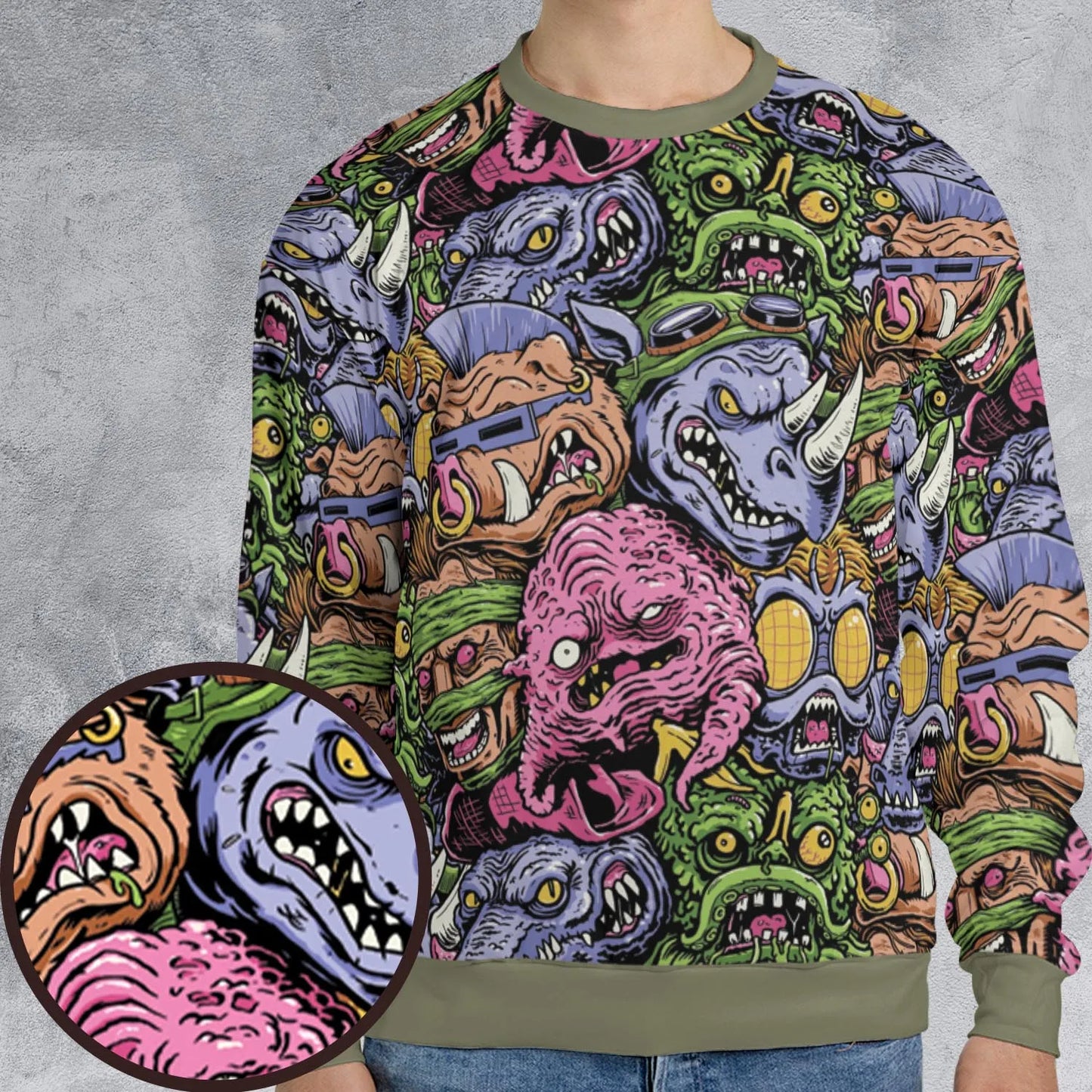 All-over Print Sweatshirt - W2Z8VWF4