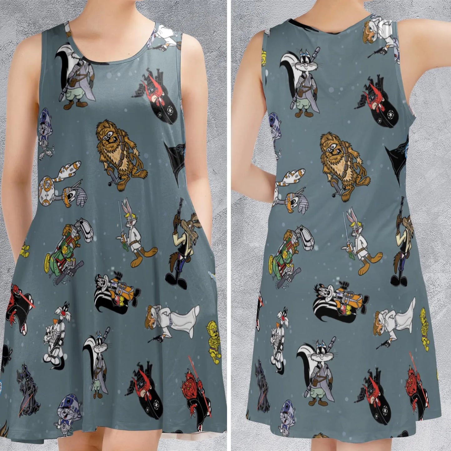 Sleeveless Dress - CYEXZLQT